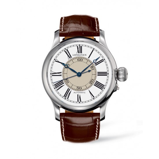THE LONGINES WEEMS SECOND-SETTING WATCH L2.713.4.11.0